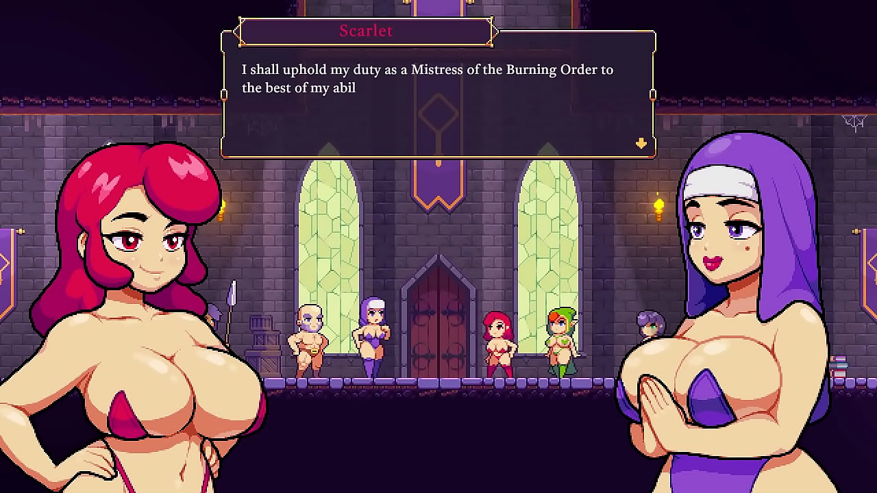 Scarlet Maiden Porn Game Fighting Hot Monsters