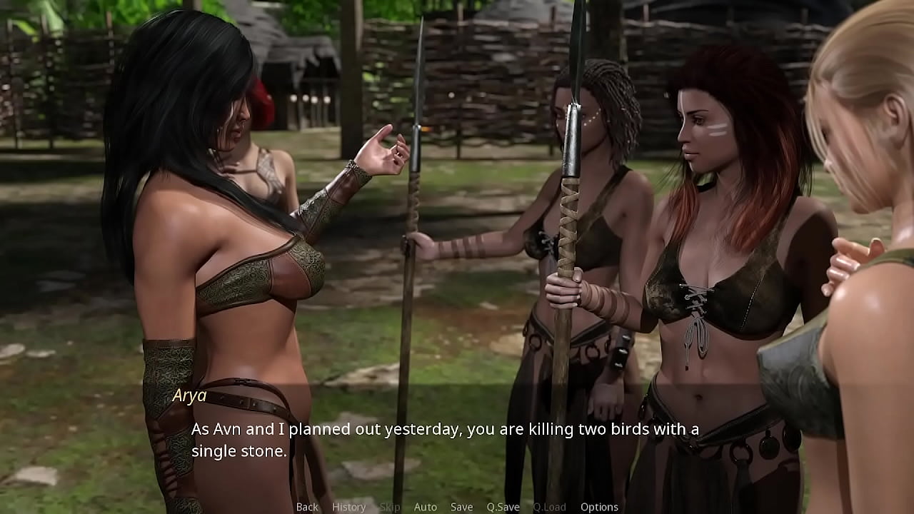 The Lust City #18 - Short Haired Red Head With Big Tits Shows Us Around Her Jungle