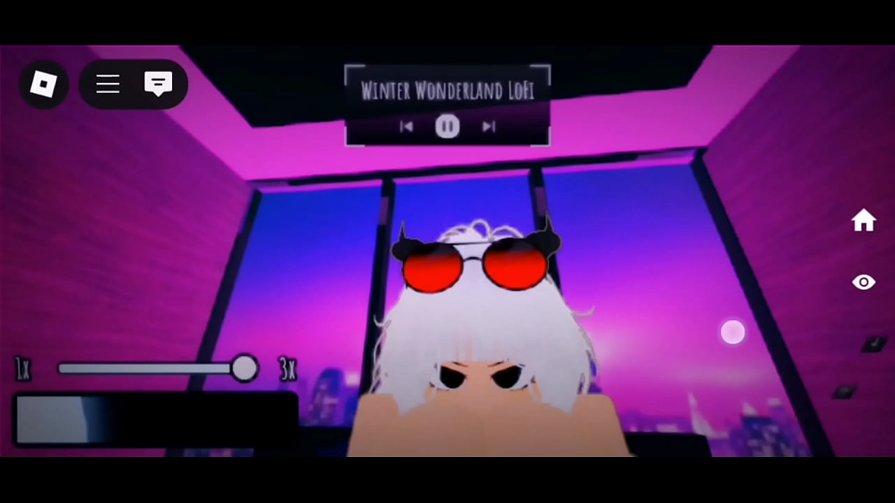 Kiwi me folla duro en roblox y saca mi semen en ella