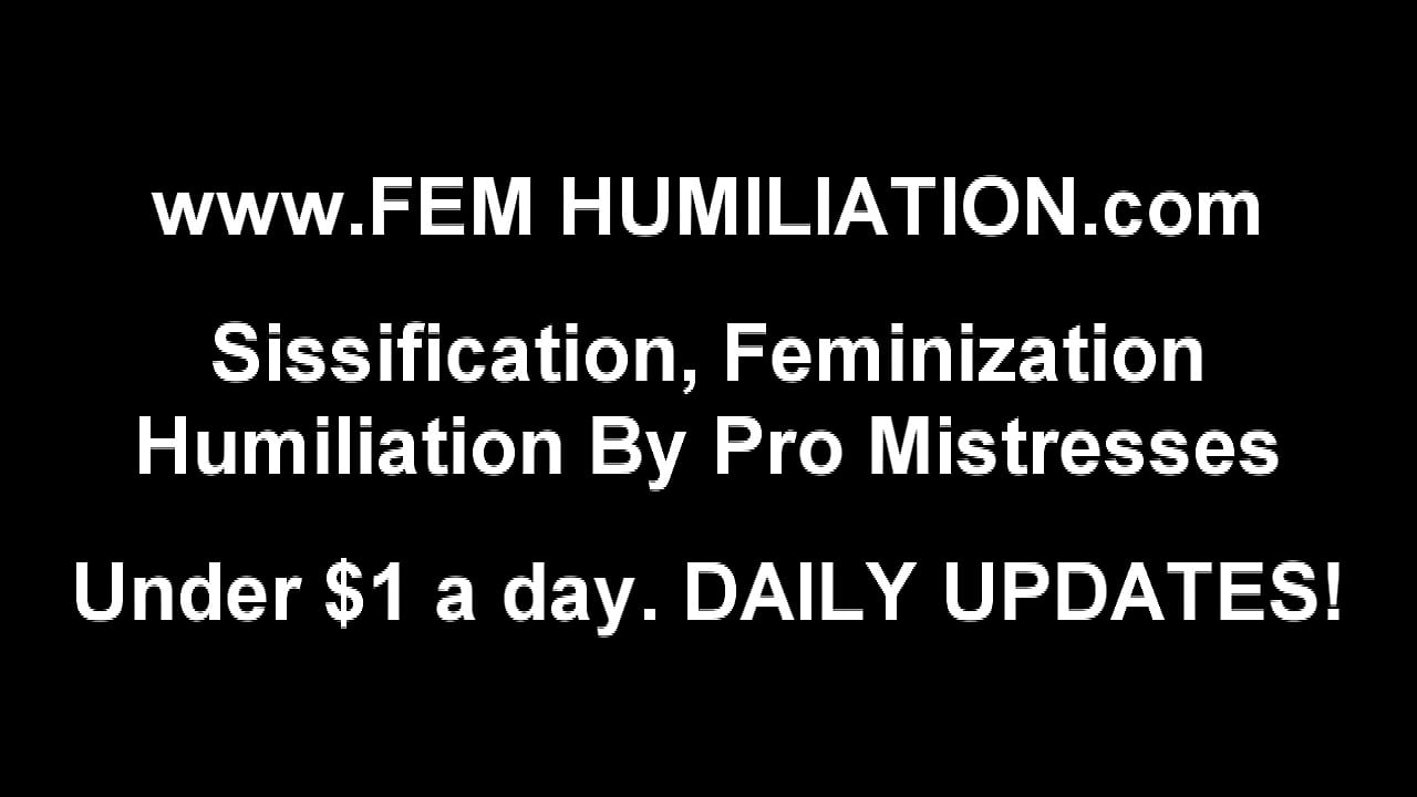 Made To Crossdress Fetish Femdom