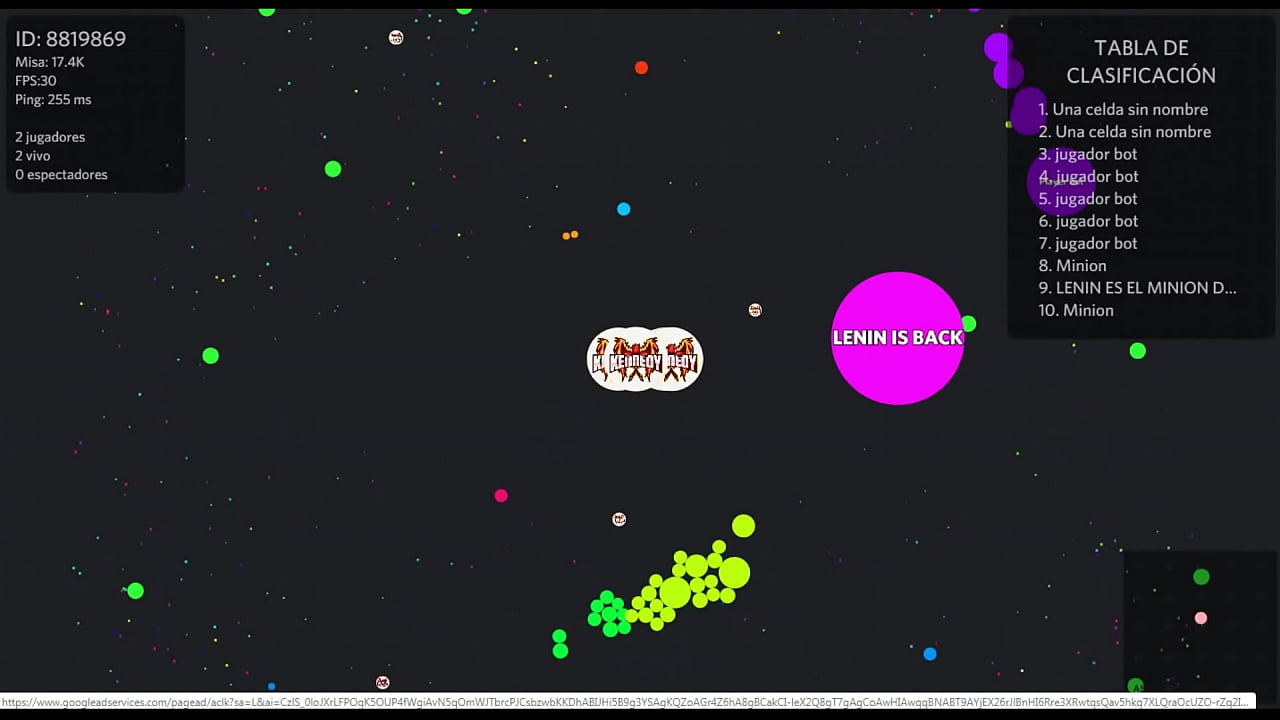 JUGADAS DE AGAR.IO / BALZ.IO