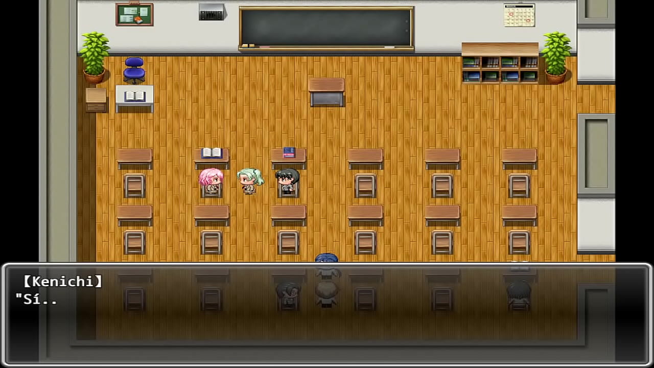 Mi sucia compa&ntilde;era escolar 01 Esp (NastyPlumpGF) - Me da su virginidad y en el gimnasio de la escuela