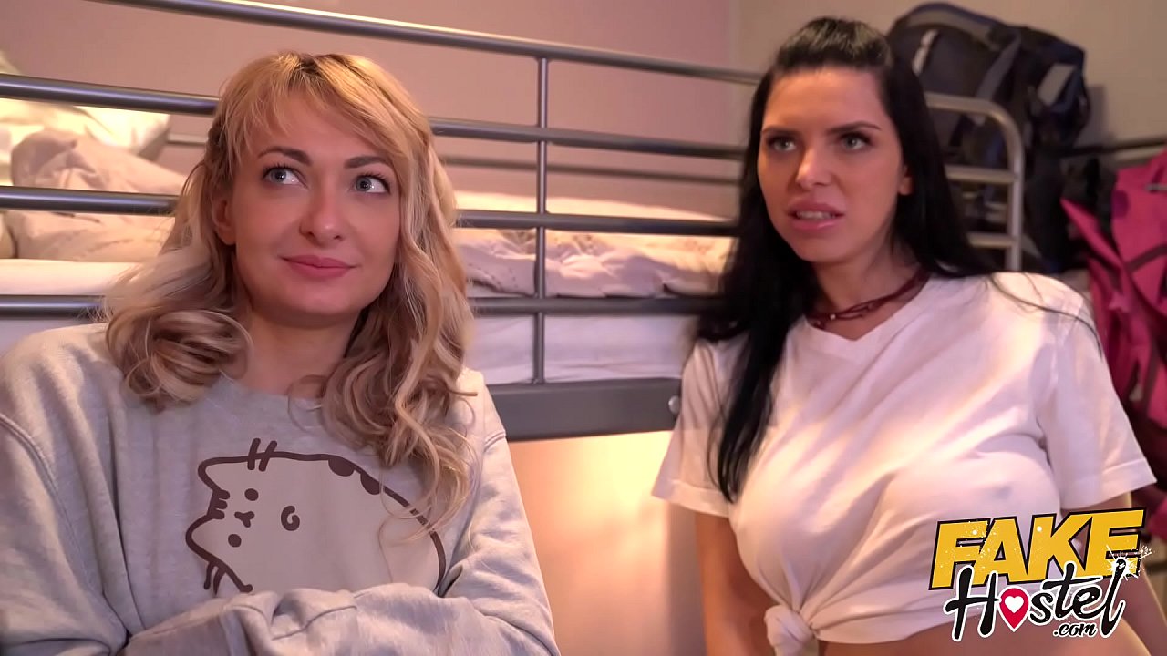 Fake Hostel Babes from Russia having a threesome