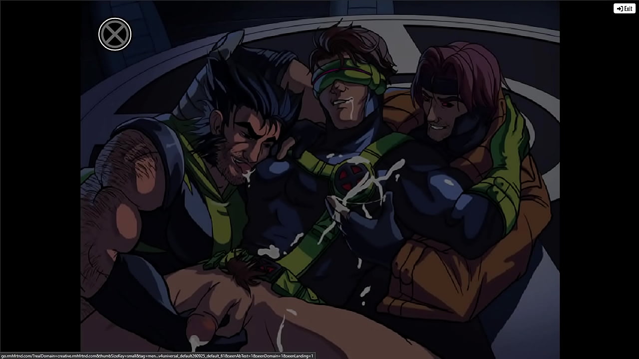 Wolverine x Gambit x Cyclops Gay Game