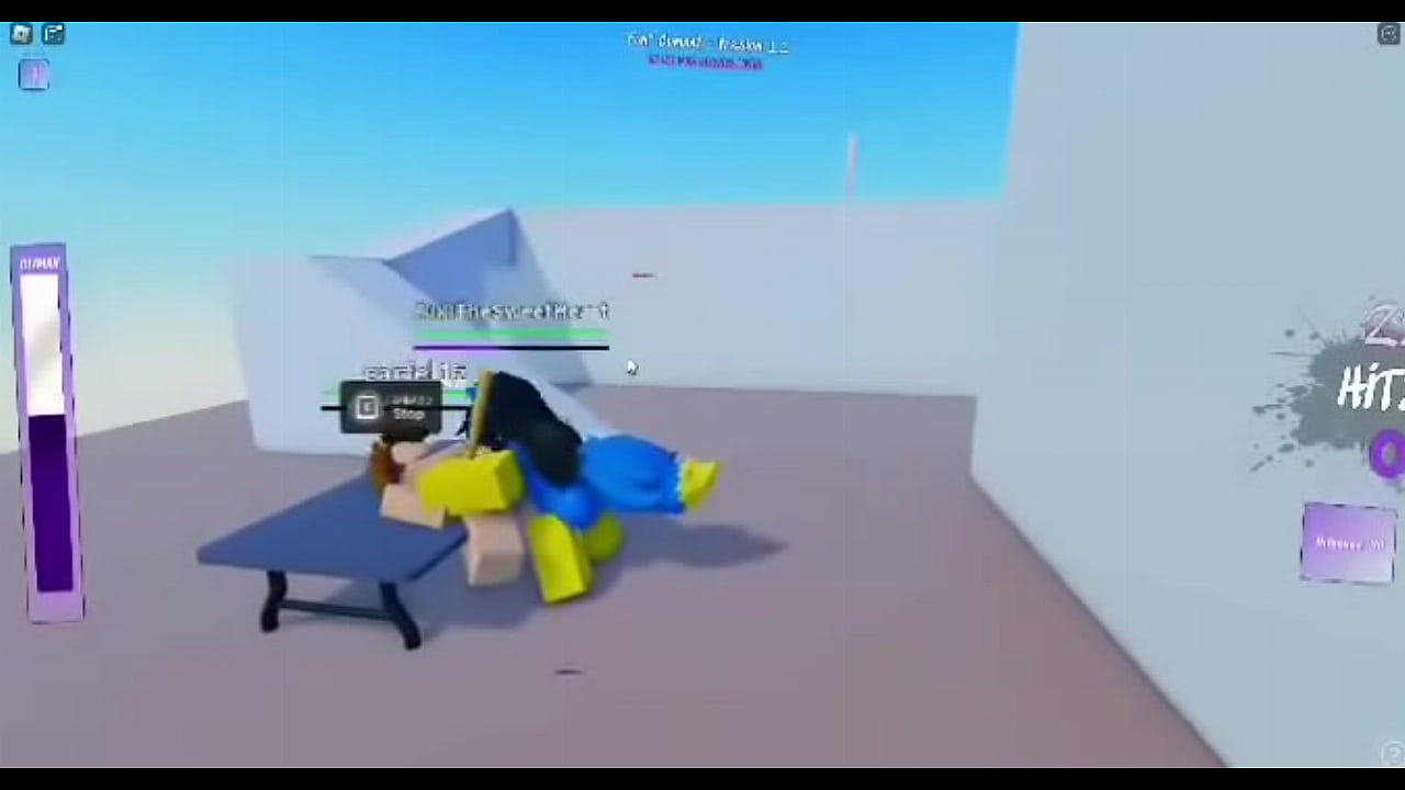 Una noob me mama la pinga en Roblox
