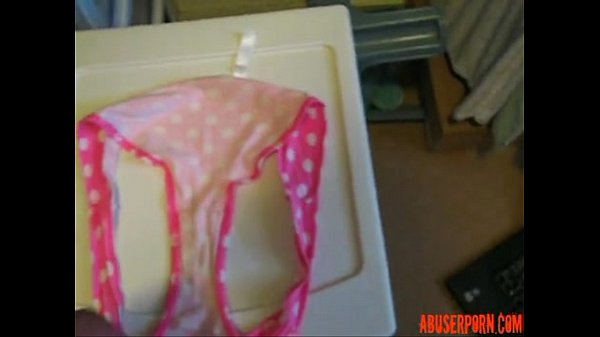 Cumming in another Pair of Step Daughter's Panty: Gay pain slut