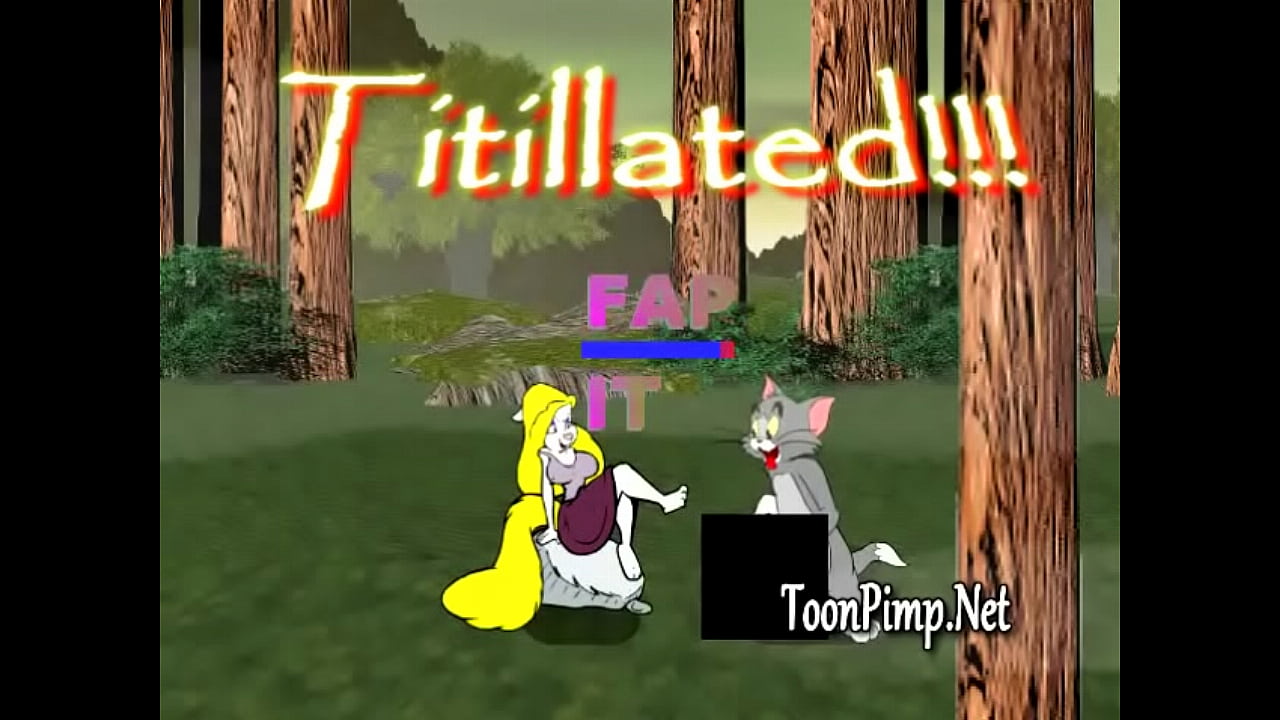 Sexy hot chick rule34 furry mink girl, Minerva, in the forest with censor bars advertises a new Furry Porno Game! Run and CUM!