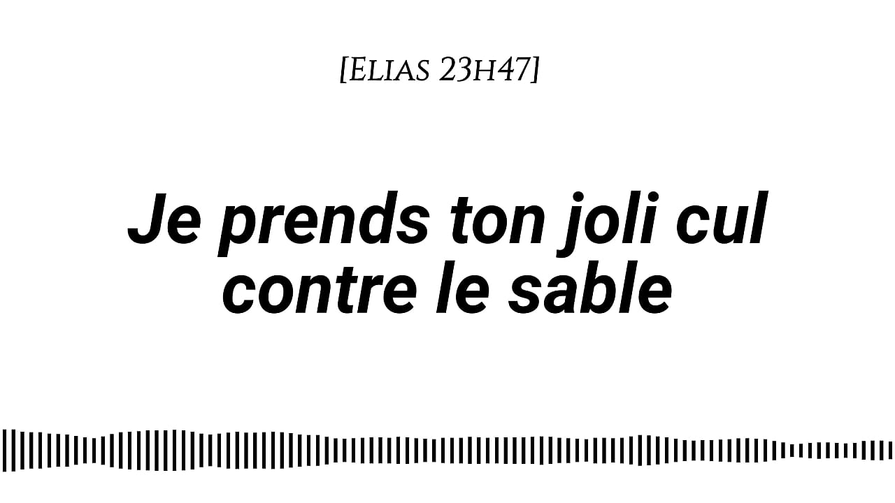 [Audio pour les femmes] Je prends ton joli cul sur le sable [Voix d'homme][Bruits des vagues][Massage &agrave; la cr&egrave;me] [Doigtage]