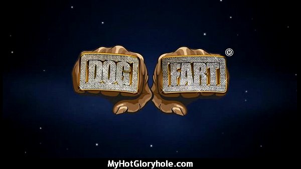 Natural cute black teen tries out gloryhole 24