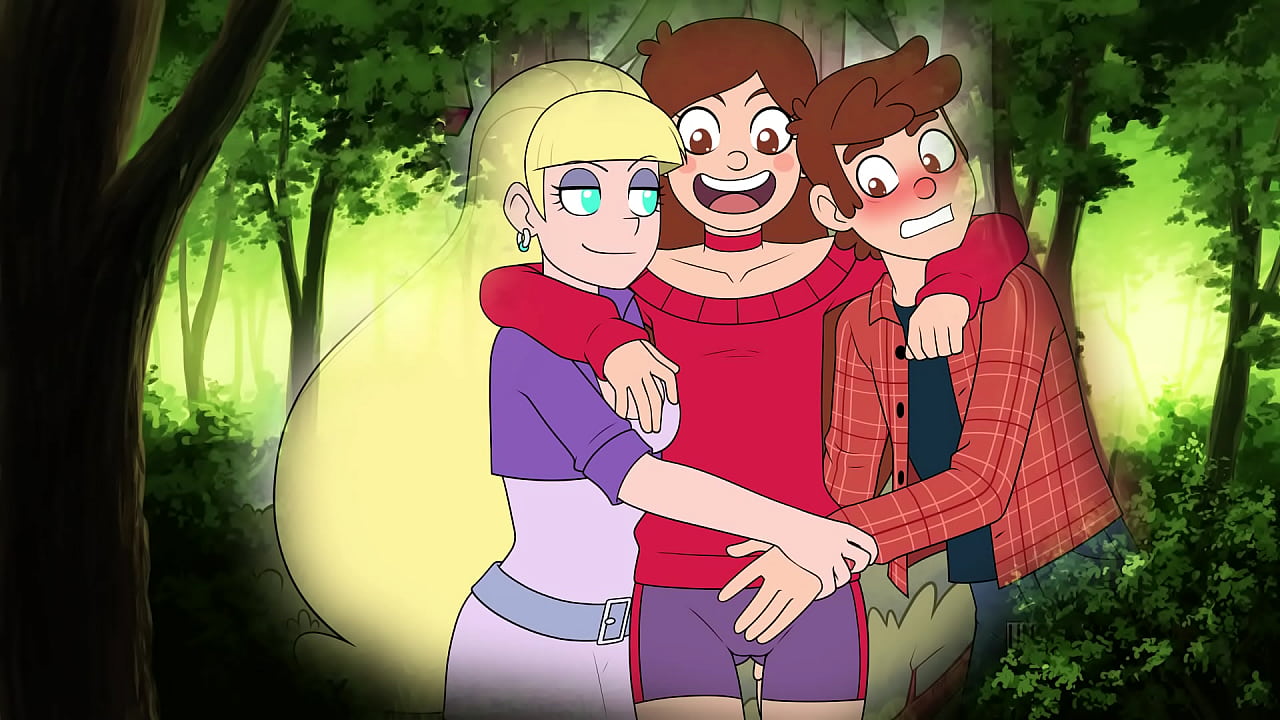 Blonde, guy and a girlfriend