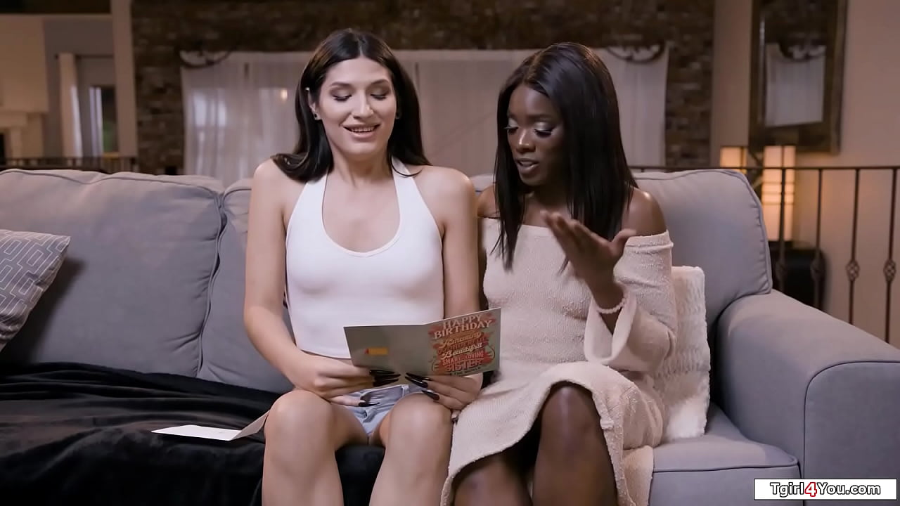 Ebony milf gf Ana Foxxx sucks latina tgirl Zariah Auras feet.The small tits shemale licks her hairy pussy and gets her big tranny dick deepthroated