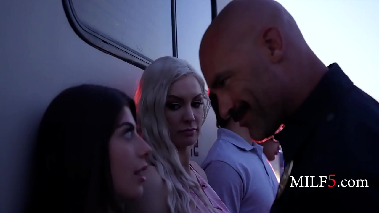 Saving Us From Cop (Stepmom And Stepdaughter)