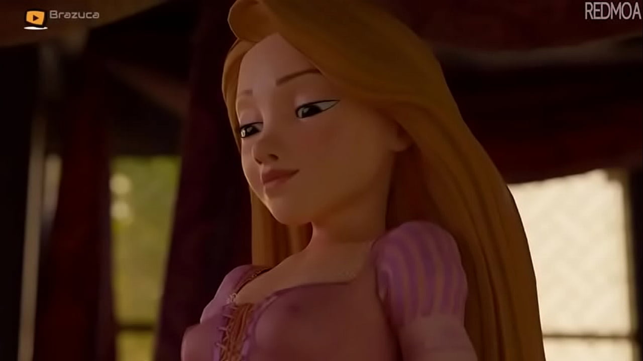 Disney Princess Rapunzel get very hard