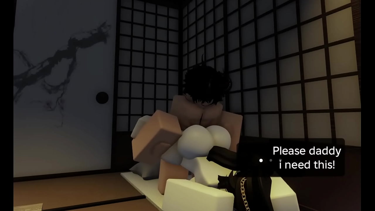 Filling up a Roblox Slut