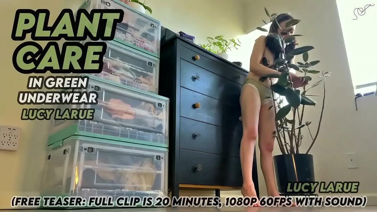 Watch me clean in just my underwear?