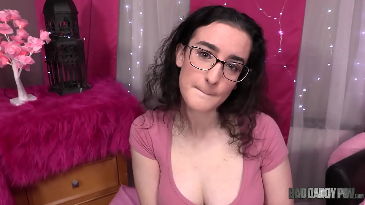 BadDaddyPOV - Nerdy Teen Gets Her Hairy Pussy Fucked Hard