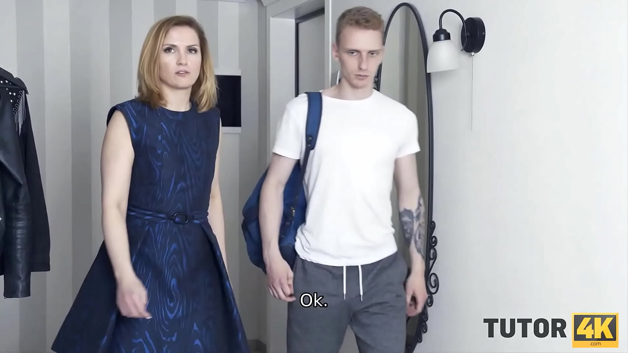 TUTOR4K. Beautiful history tutor dragged into nasty affair with student