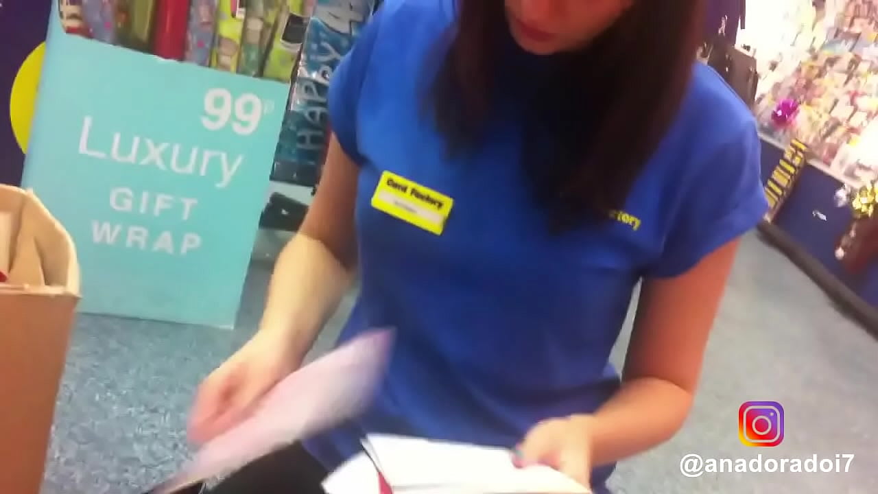 College girl showing thong