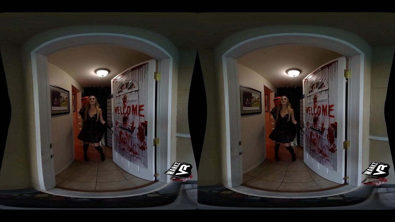 WankzVR - Halloween House Party: Cum-Slinger starring Chloe Cherry, Kali Roses, Kyler Quinn & Aryana Amatista