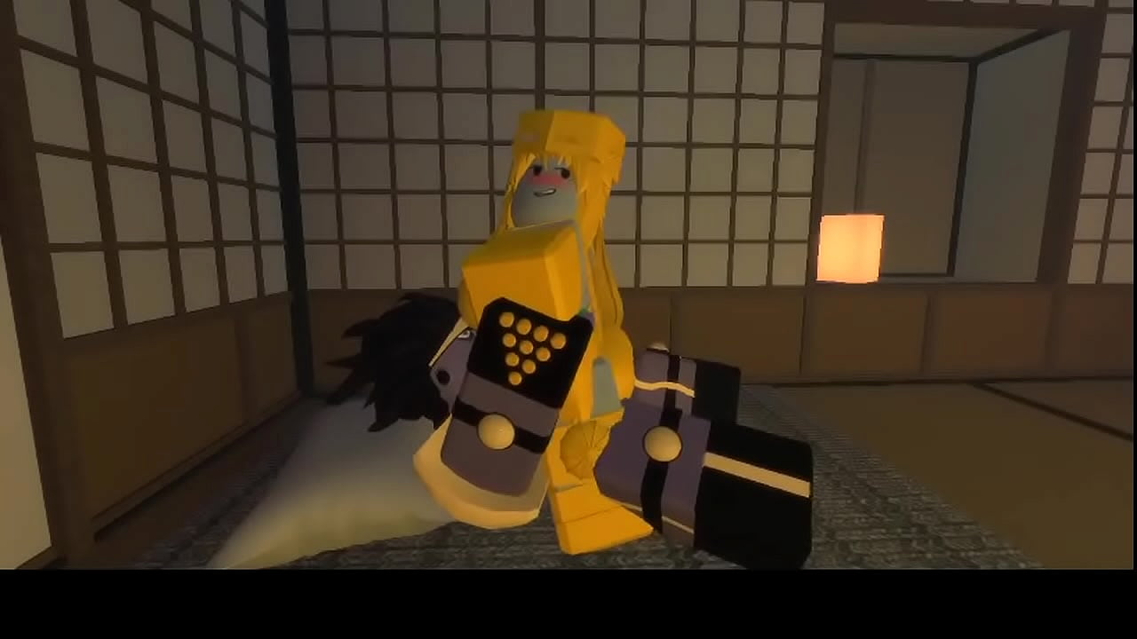 Girl and boy fucks in roblox, animation!