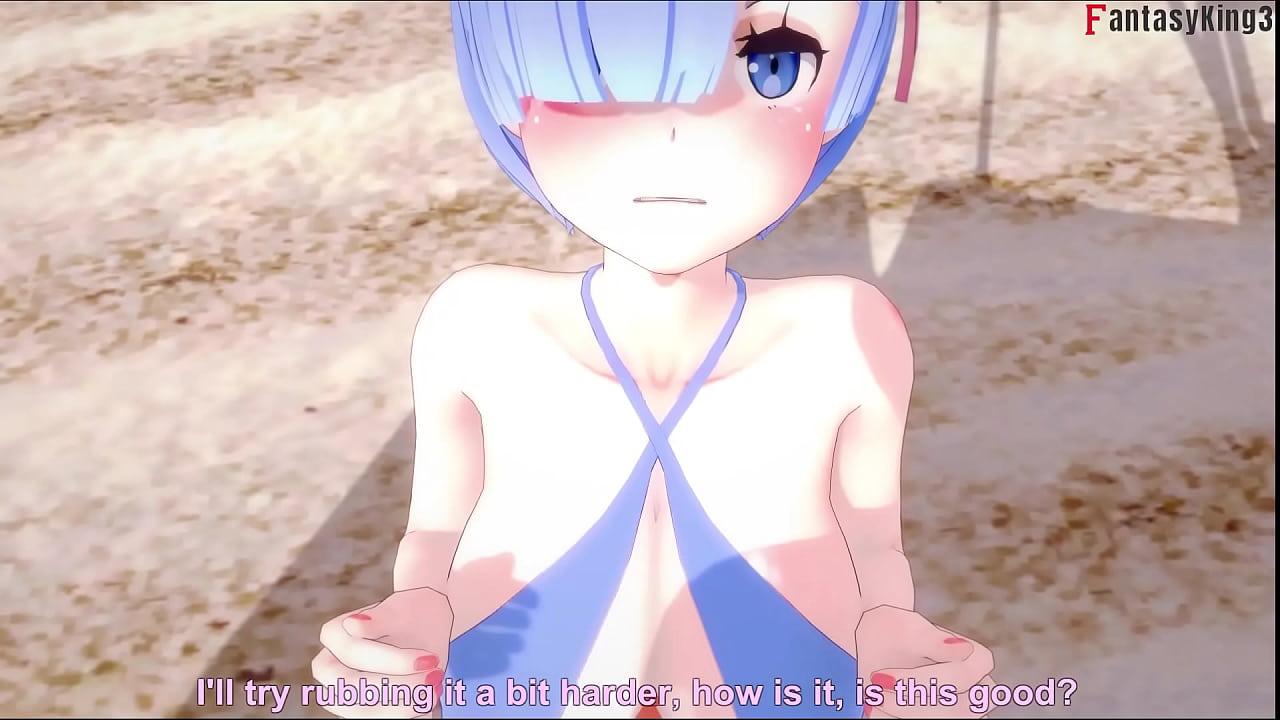 Rem fucking POV on the beach | Re: Zero | free pov | Full & POV on Sheer & PTRN: Fantasyking3