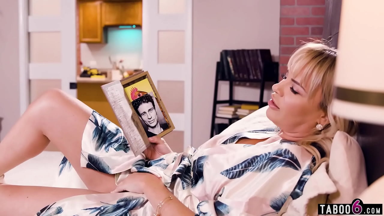 Dana Dearmond gets her masturbation session interrupted by a young guy