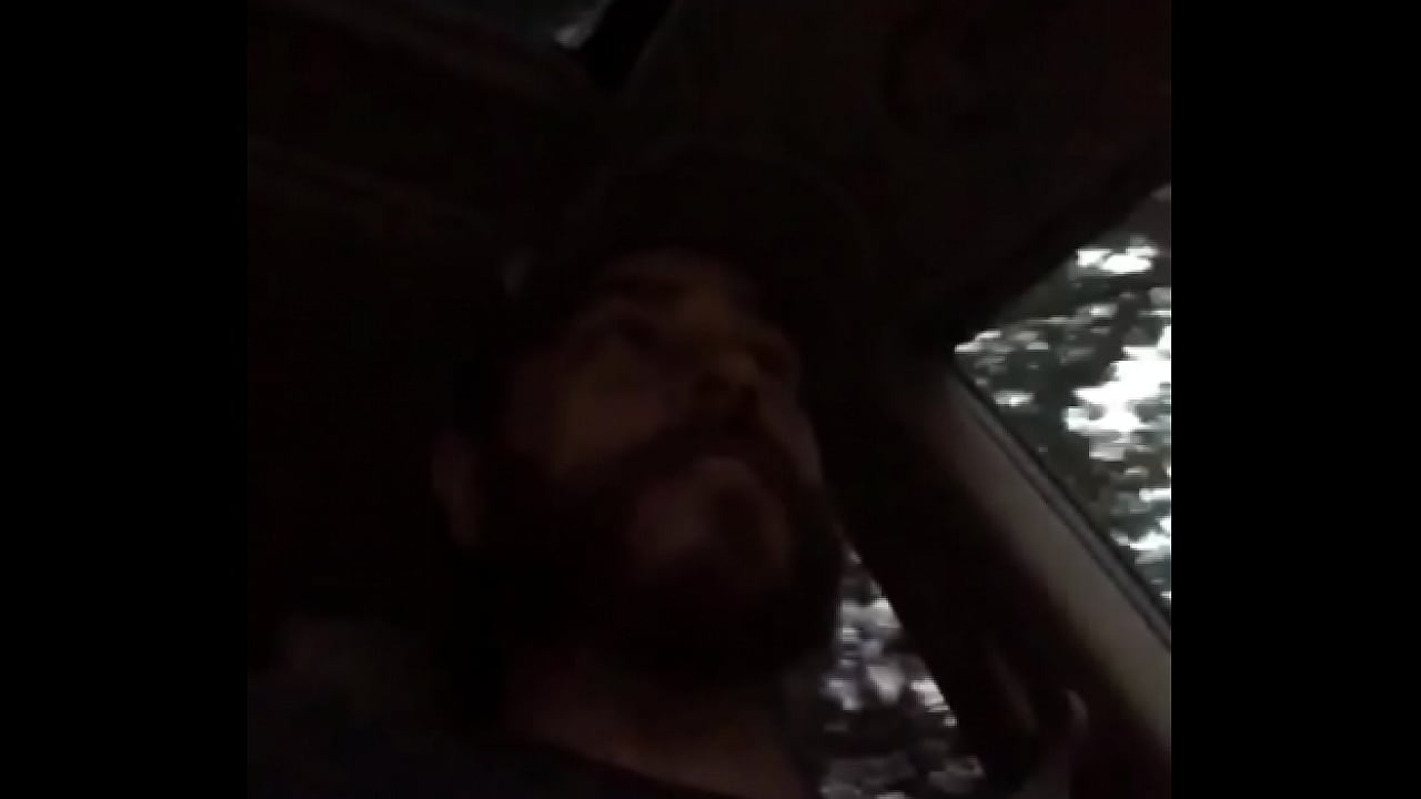 Big cock jerking off in wife&rsquo;s car