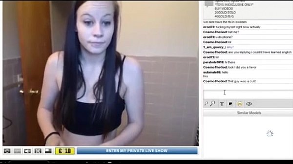 Cam model raging at hacker live on fapbait!
