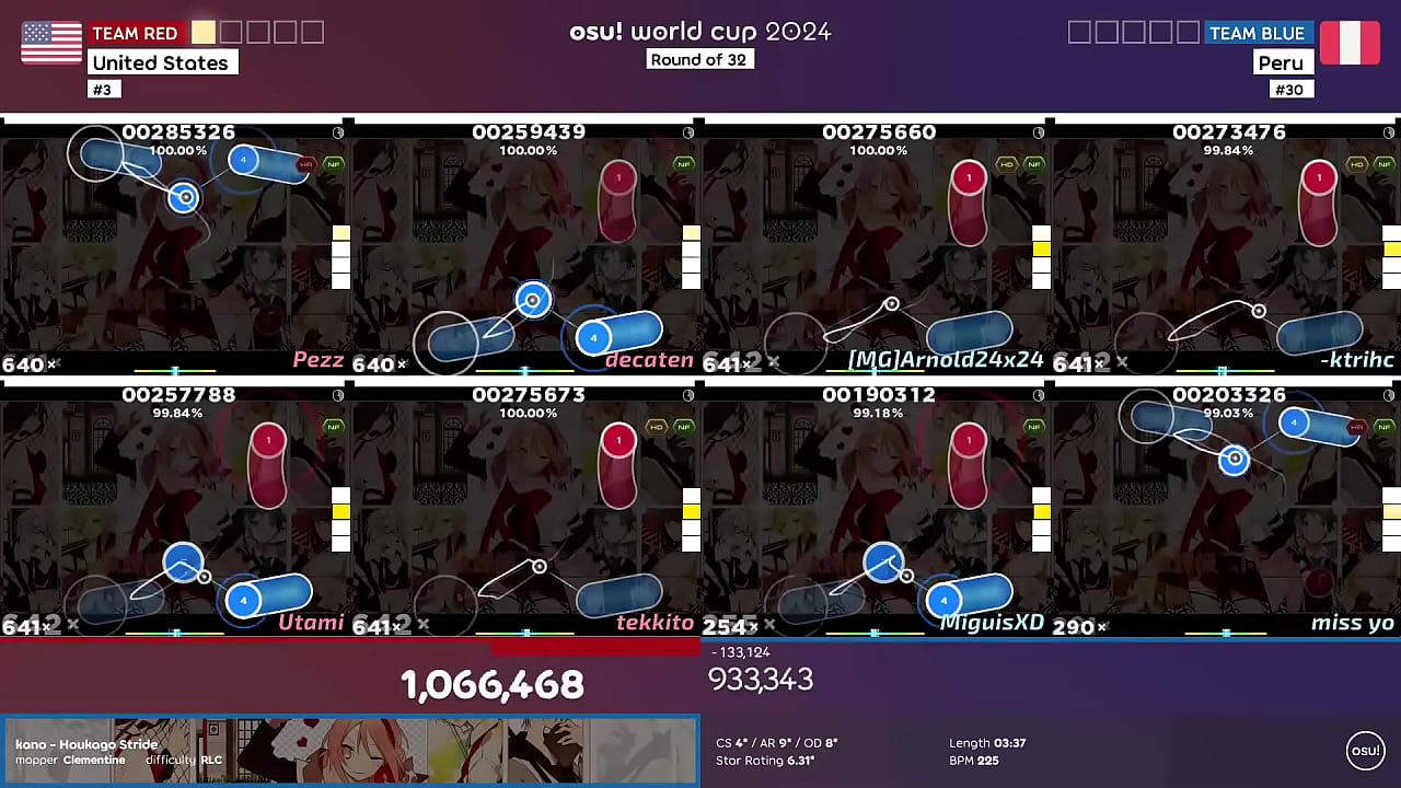 osu! OWC 2024: USA vs Peru