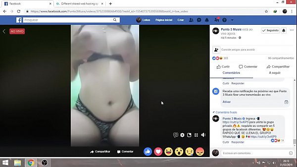 Mexicana se exibindo no facebook