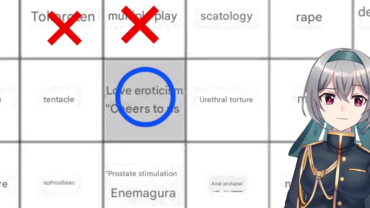 Can this Vtuber's particular hobbies complete the horizontal, vertical and diagonal lines...?