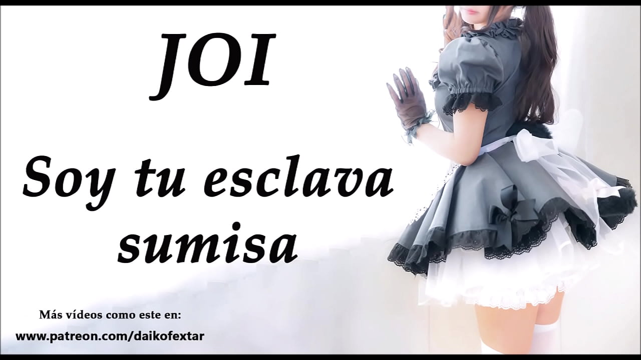 Eres mi amo, dispuesta a todo. Instrucciones para masturbarse, audio voz espa&ntilde;ola.