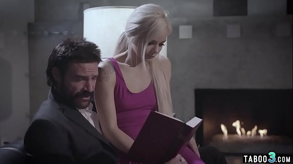 Forest young Elsa Jean dirty threesome fuck with her stepmom and stepdad