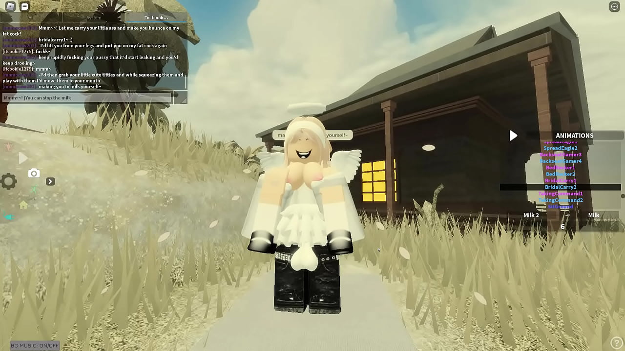 Roblox blonde angel bitch got her holes drilled