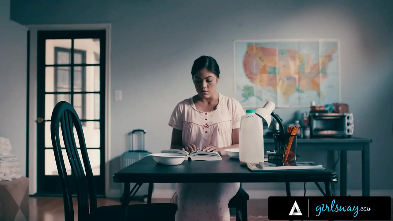 18 years old nuns Alina Lopez and Kendra Spade can't resist their amorous urge.