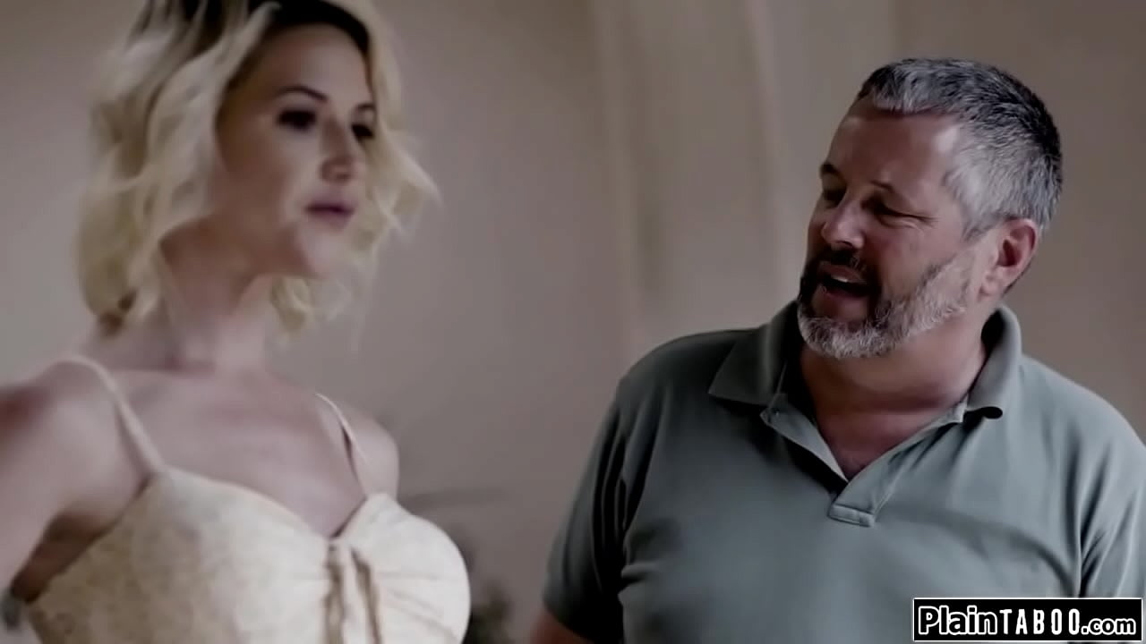 Big tits wife makes her husband watch how her stepson masturbates her pussy.The busty milf deepthroats his big cock and is tittyfucked before fucking