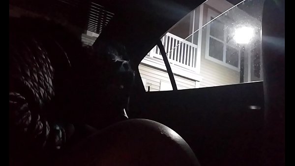 Blowjob in the car at work