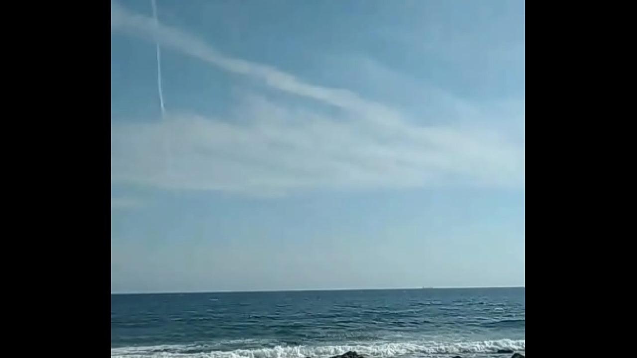 Flashing my bbc at the beach for all to see