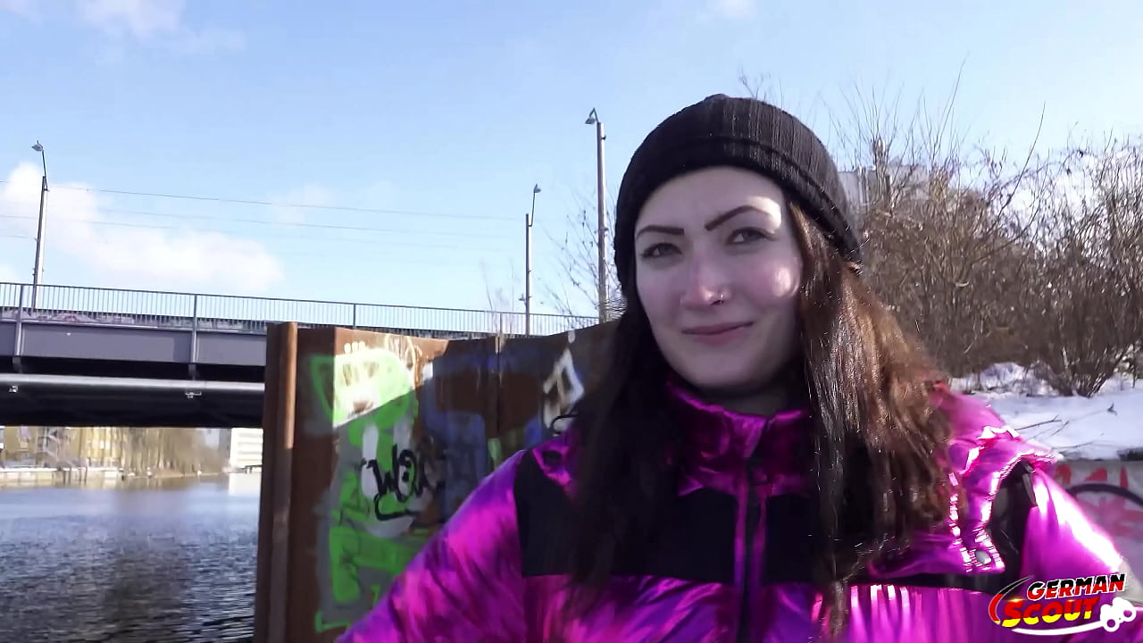 GERMAN SCOUT - Small Tits Girl Belinda Pick Up for First Time Casting Fuck