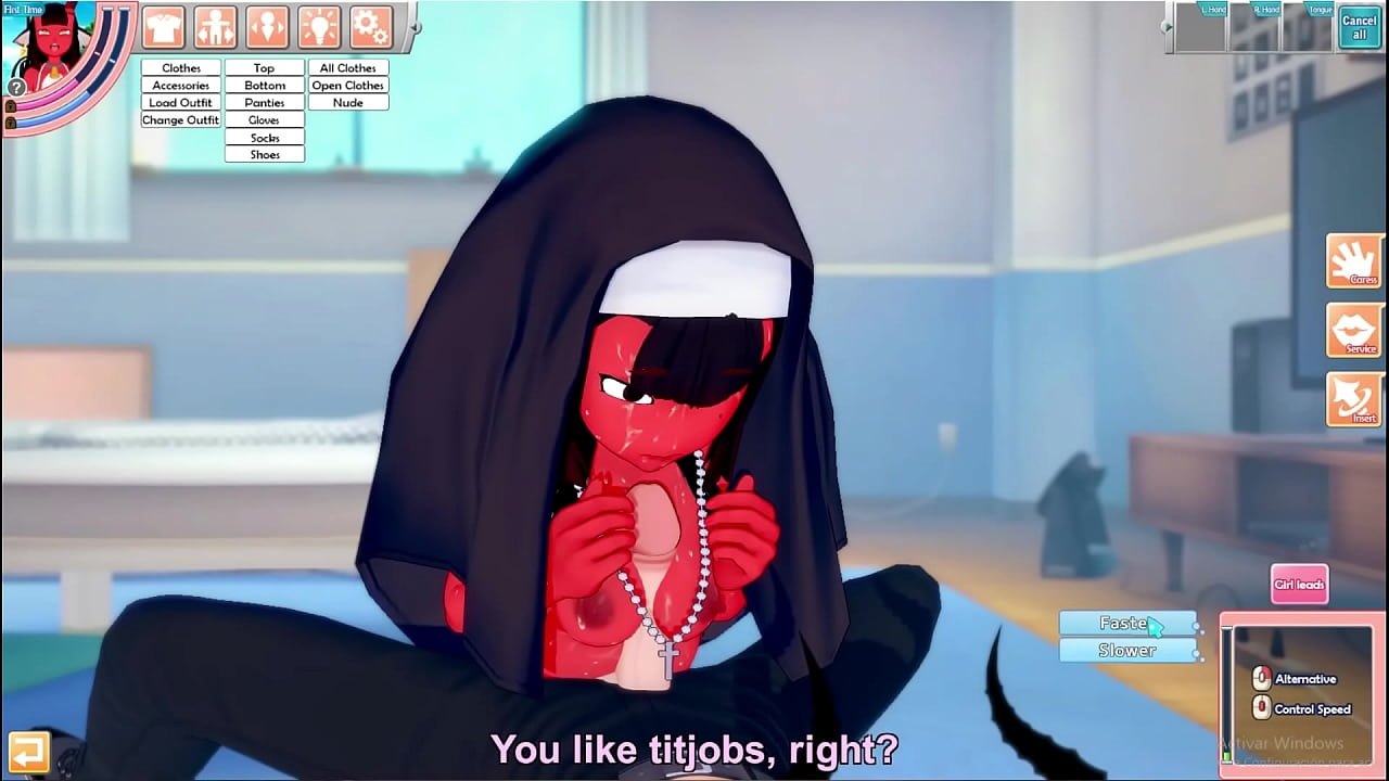 DIABLITA FOLLADA Y LLENA DE SEMEN