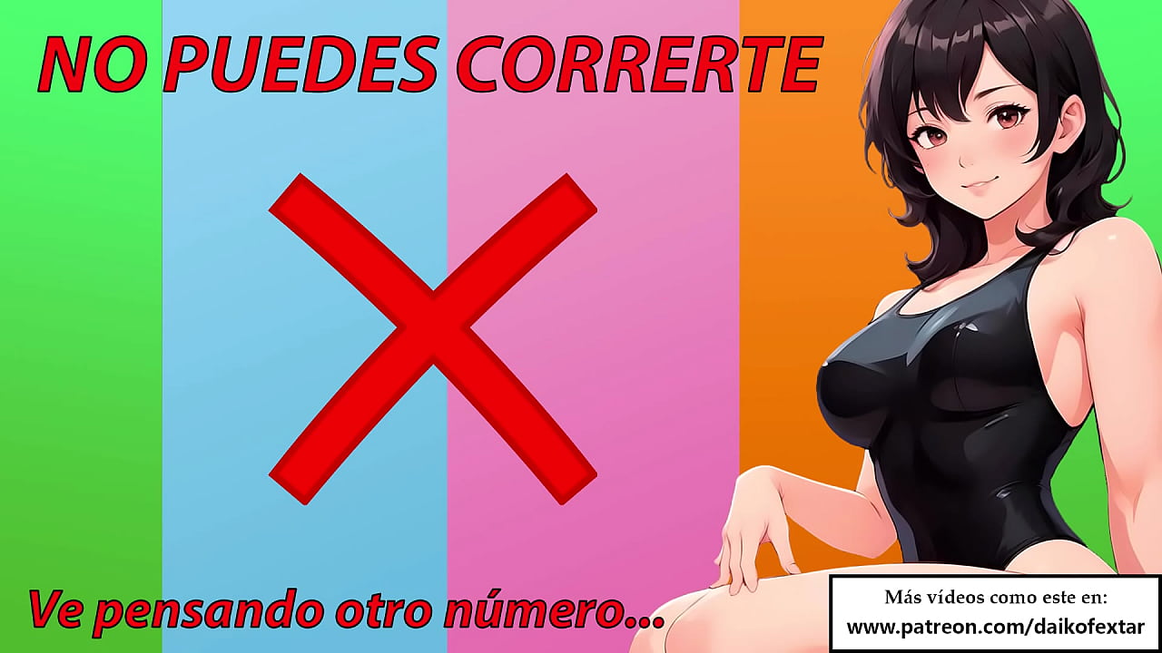 Intenta correrte, no te lo pondr&eacute; f&aacute;cil. Supera el juego del calamar. Si te corres ganas.