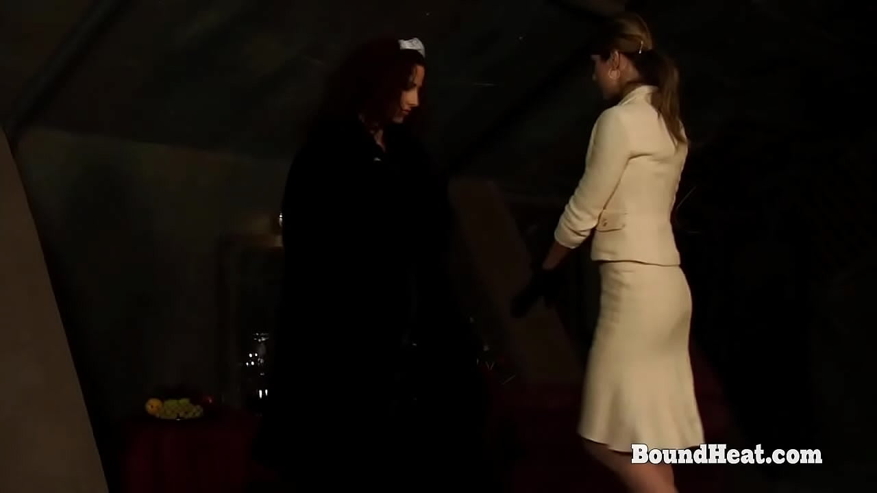 Busty Lesbian Slave Gets Her Body And Big Ass Whipped By Merciless Madame