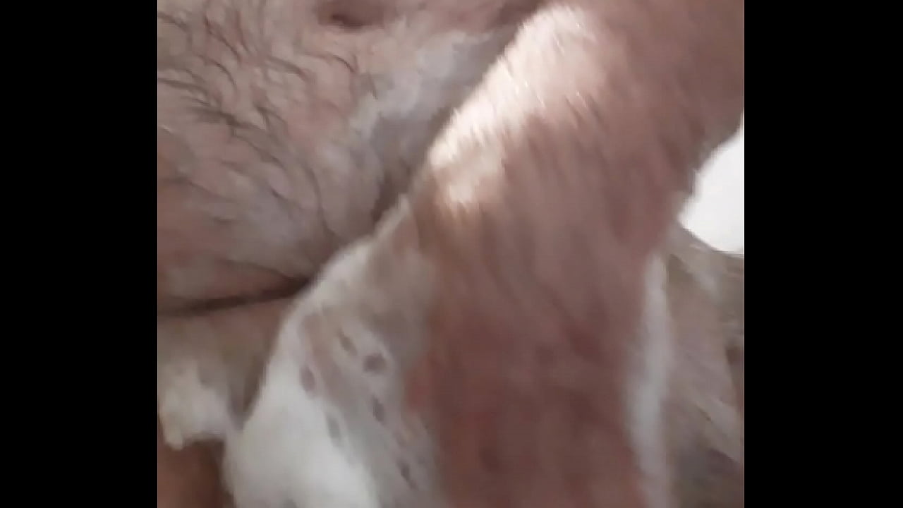 Rusty Washing Himself