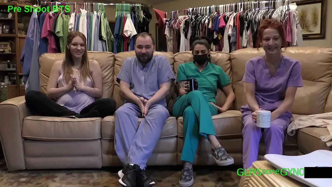 Maverick Williams Can't Belive He MUST Urinate AND CUM While Undergoing New Employee Examination As Dr Nova Maverick And Nurse Stacy Shepard Look On At GuysGoneGyno