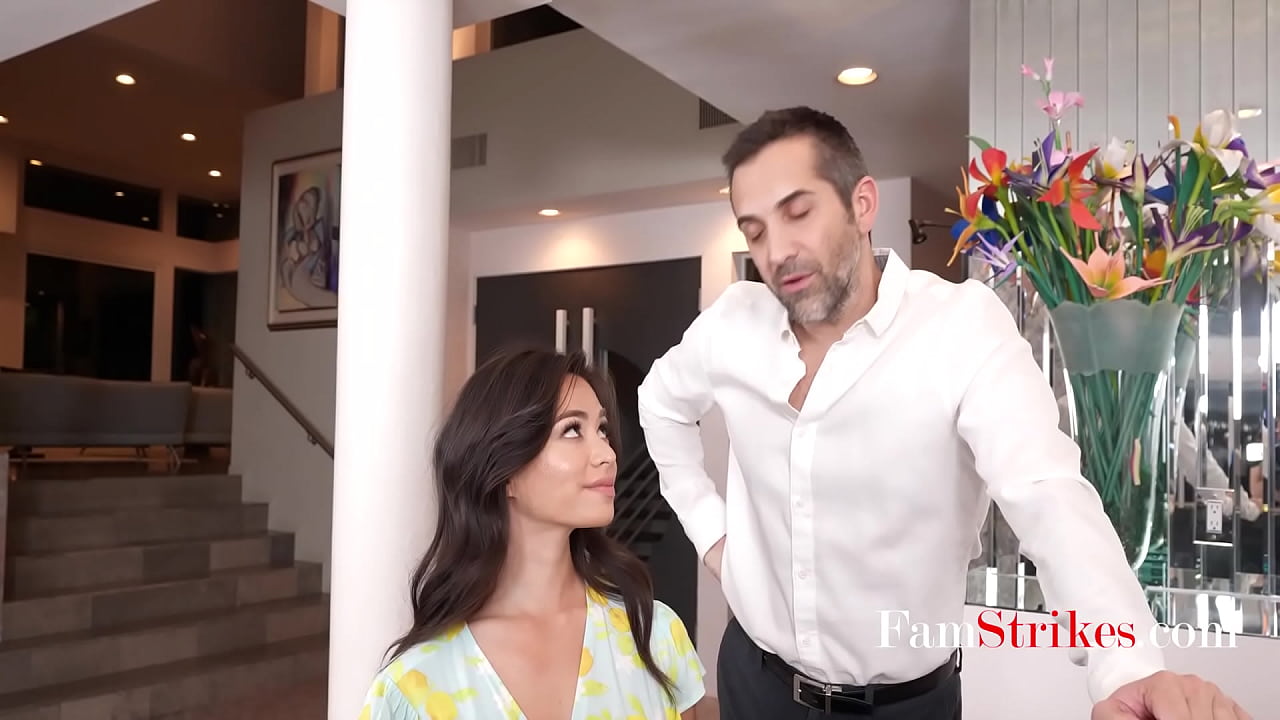 Slim Thick Stepdaughter Learns To play Piano