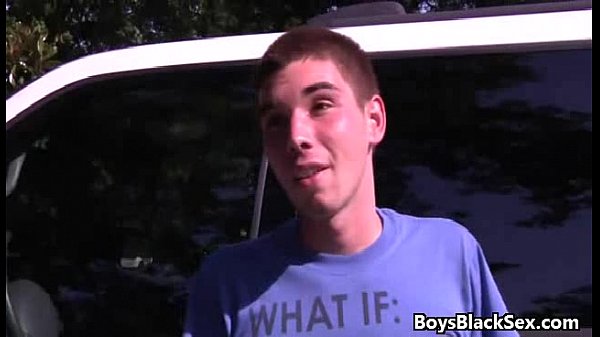 BlacksOnBoys - Nasty sexy boys fuck young white sexy gay guys 16