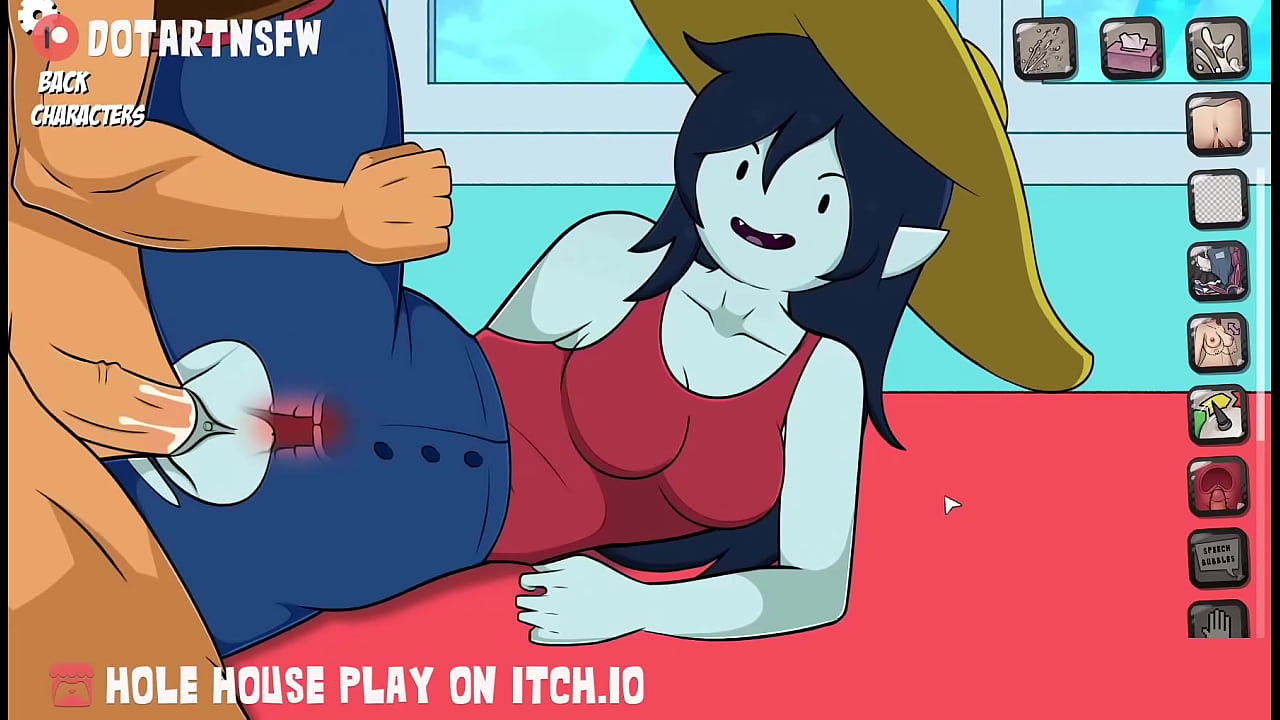 Marceline getting fucked in multiple positions with creampies and more - Hole House