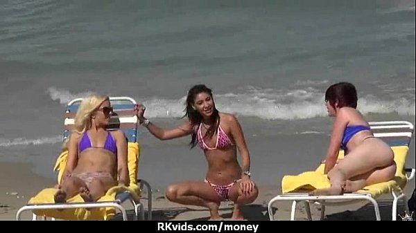 Amateur hottie takes cash for public sex 24