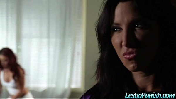 Teen Girl Get Sex Toy Banged By Mean Lez (lezley&monique) clip-23