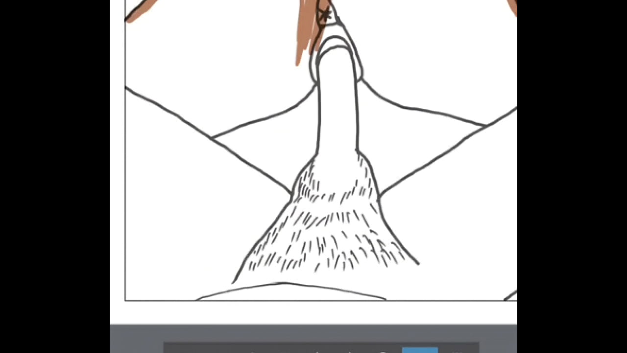 Digital Drawing of African couple having sex